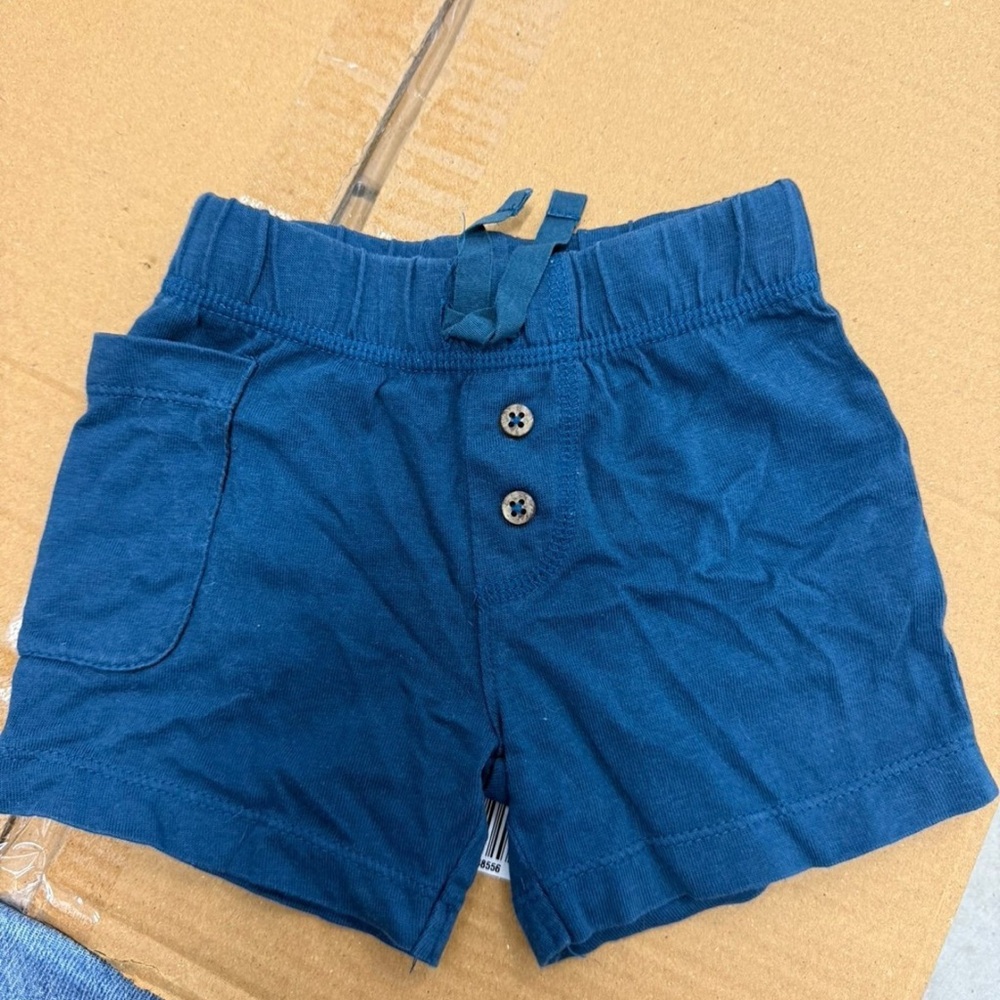 Oliver and rain baby boy girl Blue Button-Front Shorts
